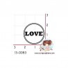 TAMPON PETIT CERCLE LOVE par Lily Fairy 