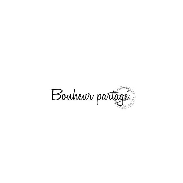 TAMPON BONHEUR PARTAGE par Lily Fairy