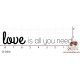 TAMPON LOVE IS ALL YOU NEED (grand) par Binka