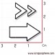 DIE SCRAPOSPHERE - FLECHE et PETITS CHEVRONS par Soph10