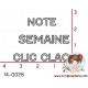 TAMPON CLIC CLAC SEMAINE NOTE par Soph10