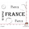 TAMPON CACHET PARIS France (grand) par Lily Fairy
