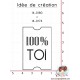 TAMPON 100 pour 100 toi par Lily Fairy