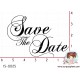 TAMPON SAVE THE DATE par Lily Fairy