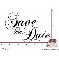 TAMPON SAVE THE DATE par Lily Fairy