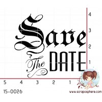 TAMPON SAVE THE DATE par Lily Fairy