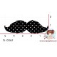 TAMPON MOUSTACHE A POIS par Scroixpe Suzette