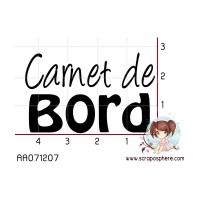 TAMPON CARNET DE BORD par cigalon