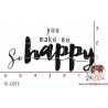 TAMPON YOU MAKE ME SO HAPPY par Binka