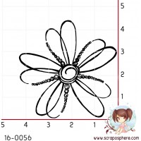 TAMPON FLEUR PERLEE (moyenne) par Scroixpe Suzette