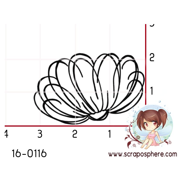 TAMPON DEMI FLEUR (petite) par Scroixpe Suzette