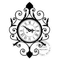 TAMPON HORLOGE ANTIQUE