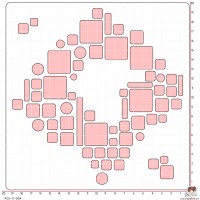 POCHOIR SCRAPOSPHERE - FOND GEOMETRIQUE (mixte) par Victor