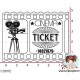 TAMPON TICKET CINEMA CAMERA