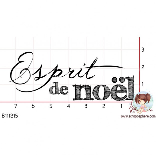 TAMPON ESPRIT DE NOEL par Choupyne