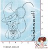 TAMPON TRANSPARENT SOURIS UN BONBON OU UN SORT par JyGram