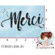 TAMPON TRANSPARENT MERCI par L'Atelier de Caroline {attributes}