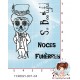 3 TAMPONS TRANSPARENTS DANDY NOCES FUNEBRES par PapaScrap {attributes}