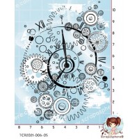 TAMPON TRANSPARENT HORLOGE PERPETUELLE par Lily Fairy {attributes}