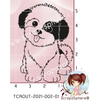 TAMPON CAOUTCHOUC CANELLE LE SHIH TZU par JyGram