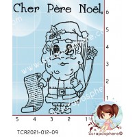 2 TAMPONS PERE NOEL - CHER PERE NOEL par PapaScrap