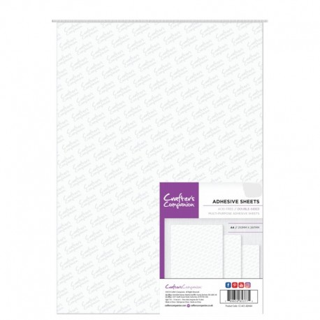 FEUILLE DE COLLE DOUBLE FACE A4 - CRAFTER'S COMPANION {attributes}