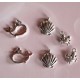 BRELOQUES PAR 6 THEME MER VACANCES COULEUR ARGENT {attributes}