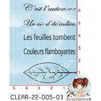 5 TAMPONS AUTOMNE par L'Atelier de Caroline