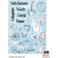 18 TAMPONS FRUITS D'AUTOMNE par JyGram et L'Atelier de Caroline