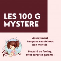 Lot Mystère : 100 g de tampons caoutchouc