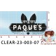 TAMPON JOYEUSES PAQUES LAPIN par l'Atelier de Caroline {attributes}