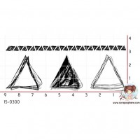 4 TAMPONS GRUNGE TRIANGLES par Crearel