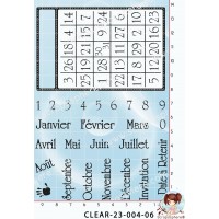 PLANCHE CALENDRIER MODULABLE par l'Atelier de Caroline