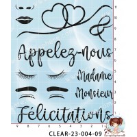 PLANCHE APPELEZ-NOUS POUR MARIAGE par l'Atelier de Caroline {attributes}