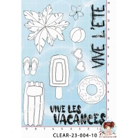 10 TAMPONS VACANCES par l'Atelier de Caroline {attributes}