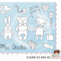 11 TAMPONS MON DOUDOU par l'Atelier de Caroline {attributes}