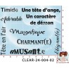 TAMPONS MOT ADJECTIFS par l'Atelier de Caroline