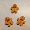 BRELOQUES PAIN D'EPICE NOEUD - LOT DE 3
