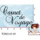 TAMPON CARNET DE VOYAGE par l'Atelier de Caroline {attributes}