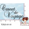 TAMPON CARNET DE VOYAGE par l'Atelier de Caroline