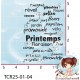TAMPON NUAGE MOTS PRINTEMPS par l'Atelier de Caroline {attributes}