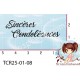 TAMPON SINCERES CONDOLEANCES REEDITION 2025 {attributes}