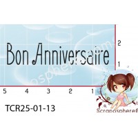 TAMPON BON ANNIVERSAIRE REEDITION 2025