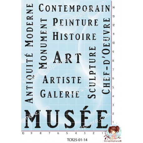 12 TAMPONS MUSEE par l'Atelier de Caroline {attributes}