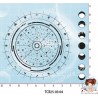 2 TAMPONS DE FOND ROUE ASTRONOMIE par l'Atelier de Caroline