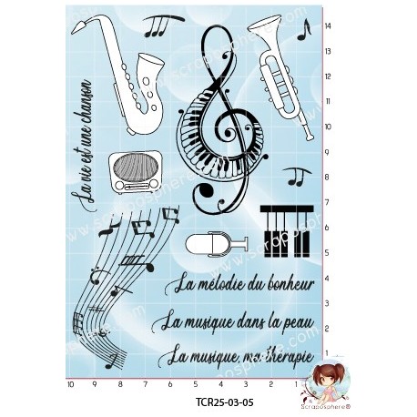 14 TAMPONS MUSIQUE par l'Atelier de Caroline {attributes}