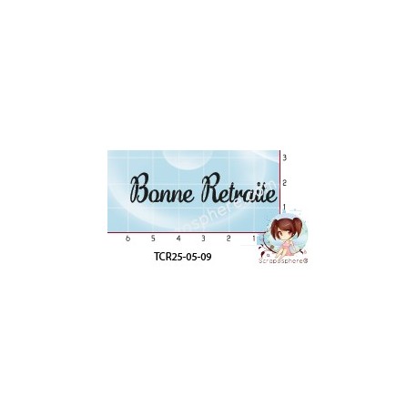 TAMPON BONNE RETRAITE par l'Atelier de Caroline - REEDITION 2025 {attributes}