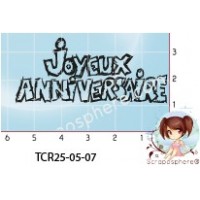 TAMPON JOYEUX ANNIVERSAIRE par l'Atelier de Caroline - REEDITION 2025 {attributes}