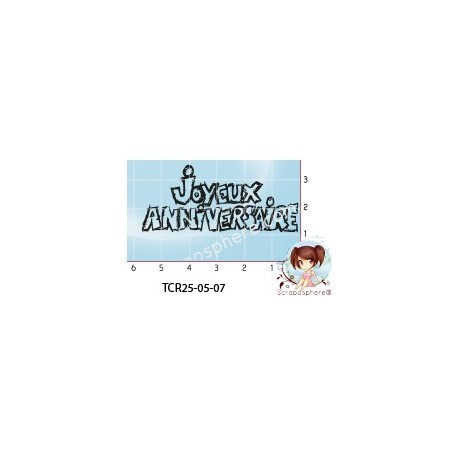 TAMPON JOYEUX ANNIVERSAIRE par l'Atelier de Caroline - REEDITION 2025 {attributes}