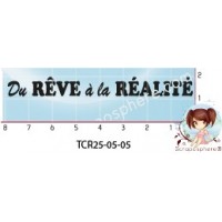 TAMPON DU REVE A LA REALITE par l'Atelier de Caroline {attributes}